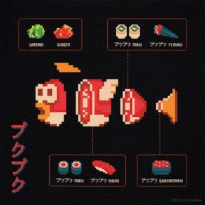 SPUND! Uramaki Sushi di Pesce Smack – 2 Monete (Al pezzo)