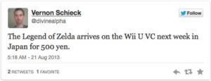 The Legend Of Zelda in arrivo sulla VC Giapponese