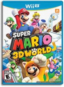 La boxart americana di Super Mario 3DWorld