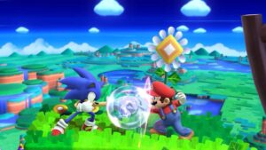 Prima immagine per lo stage di Sonic in Super Smash Bros.!