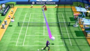 Una modalità da colpi giganteschi in Mario Tennis: Ultra Smash