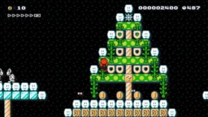 Livelli natalizi di Super Mario Maker postati da Nintendo UK