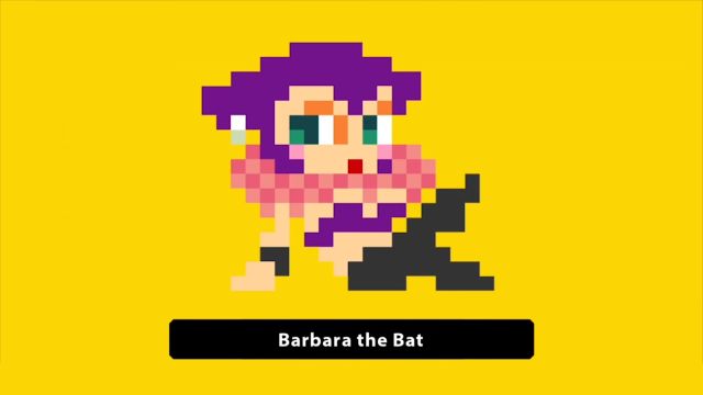 Super Mario Maker si arricchisce col costume di Barbara The Bat