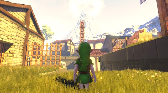 Unreal Engine 4 Ocarina of Time Kakariko Village