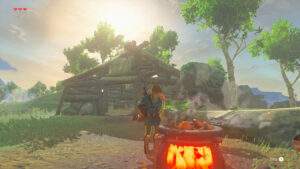 The Legend of Zelda: Breath of the Wild, video: “che cosa c’è per cena, Link?”