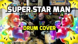 SPUND! Tipo pazzo batteria cover “Super Star Man”