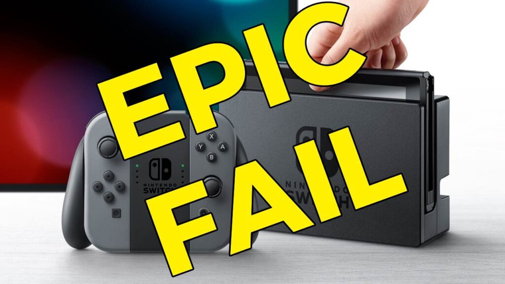 nintendo switch epic fail