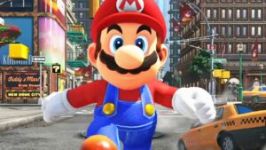 SPUND! Utilizzati circa 150000 pezzi di domino per rendere omaggio a Super Mario Odyssey