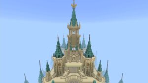 Zelda: Breath of The Wild, il castello di Hyrule prima della distruzione ricostruito in Minecraft