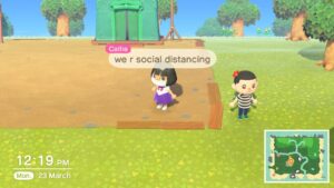 Animal Crossing, Reggie lo utilizza per incoraggiare la distanza sociale