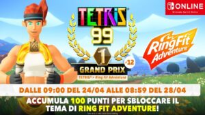 Tetris 99, il Grand Prix 12 sarà a tema Ring Fit Adventure