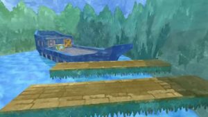 Super Mario 64, fan ricrea la Jolly Roger Bay in VR utilizzando uno stile pittorico