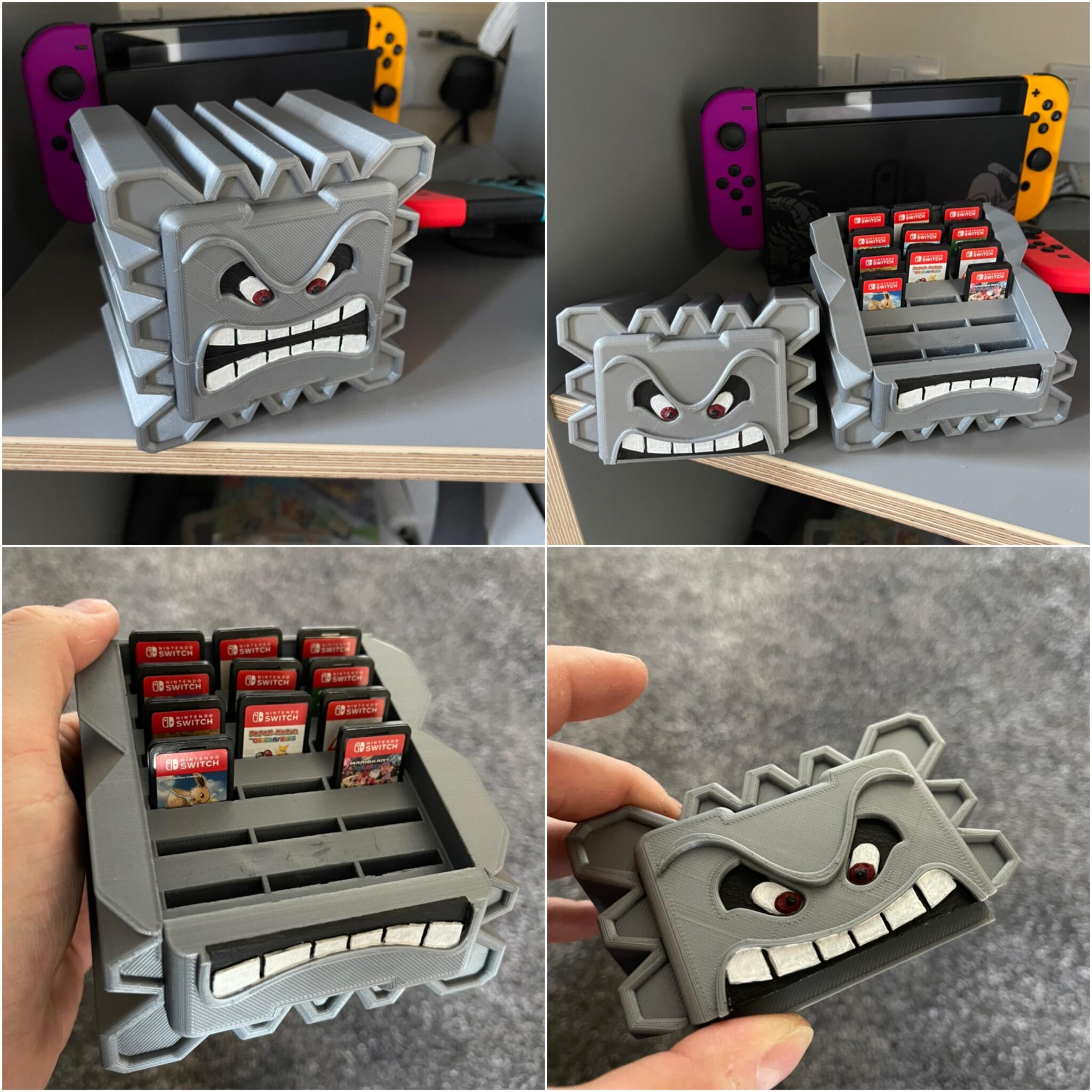 Un utente ha stampato in 3D un portacartucce per Nintendo Switch a