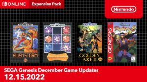 Nintendo annuncia quattro nuovi titoli per l’applicazione SEGA Genesis di Nintendo Switch Online