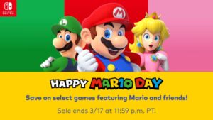 MAR10 Day, sconti fino al 67% sul Nintendo Switch eShop