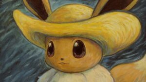 Pokémon x Van Gogh Eevee