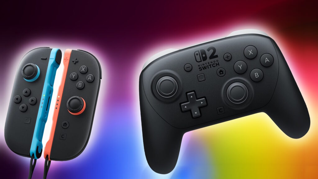 Nintendo Switch 2 Pro controller e Joy Con 2